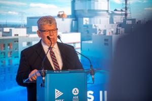 Az 5. blokki első betonöntés ünnepélyes ceremóniája 2026. február 5-én. Fotó: Paks II. Zrt. / Vida Tünde