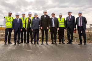 Minister of Foreign Affairs and Trade Peter Szijjarto and Alexey Likhachev, the CEO of Rosatom met in Paks on 14 November 2023. Photo: Paks II. Ltd.