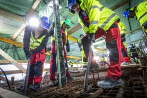 First concrete pouring for Unit 5 on 5 February 2026. Photo: Paks II. Ltd. / Kövi Gergely Péter