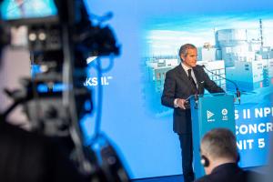 Ceremony of the first concrete pouring of Unit 5. Photo: Paks II. Ltd. / Vida Tünde