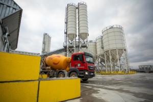 Concrete batching facility in the Construction Erection Base. Photo: Paks II. Ltd.