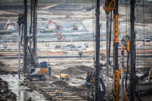A bird's eye view of the site on 17 October 2024. Photo: Paks II. Ltd.