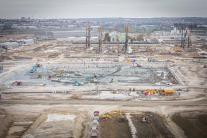 A bird's eye view of the site on 17 October 2024. Photo: Paks II. Ltd.