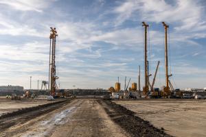 Soil consolidation works on 9 November 2023. Photo: Paks II. Ltd.